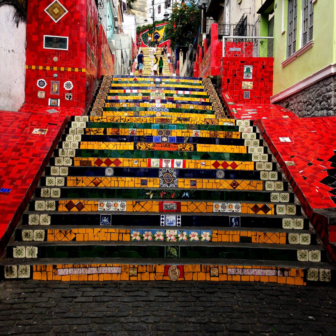 Escadaria Selarón: lugar instagramável no Rio de Janeiro